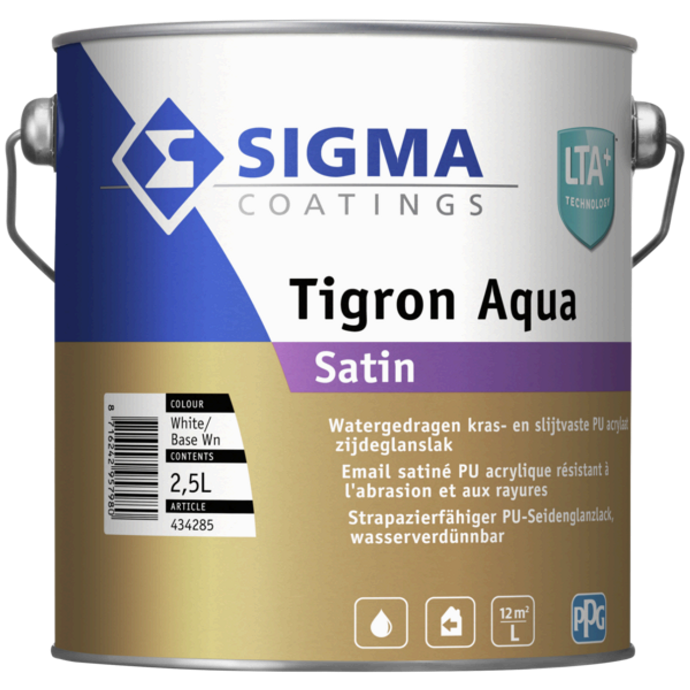 Sigma - Tigron aqua satin 2,5L (WIT)