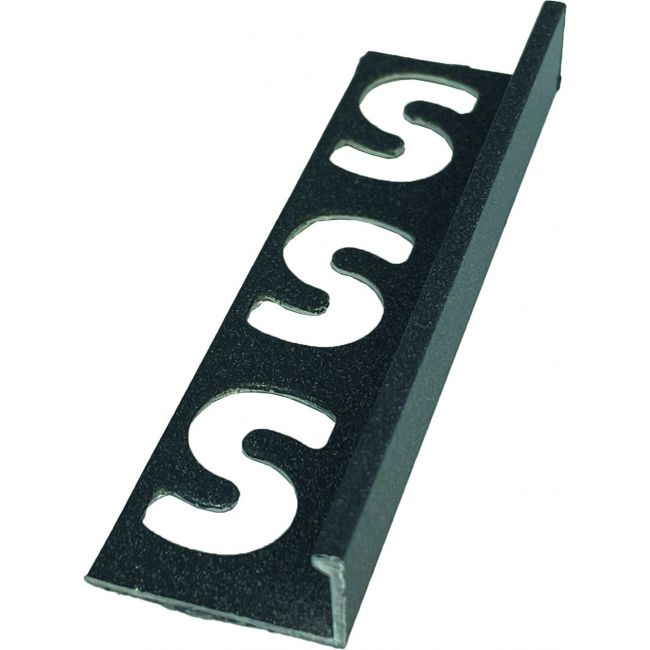 Substrat - Rechthoekige profielen alumunuim gecoat lichtgrijs 11x250cm (15039)
