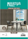 Mariya wall - Walnoot 260x60cm (1,56m2/st)