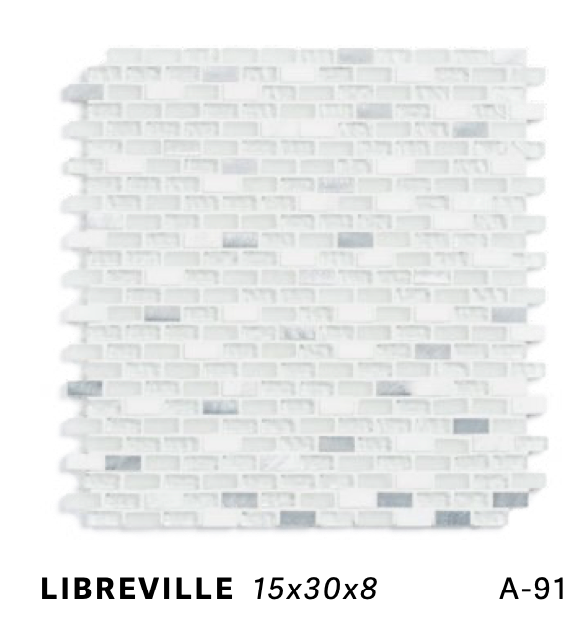 Aquacolor crystal - Libreville 15x30x8mm