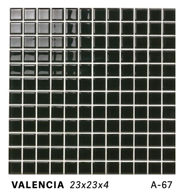 Aquacolor crystal - Valencia 23x23x4mm