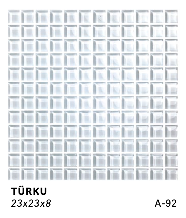Aquacolor crystal - Turku 23x23x8mm