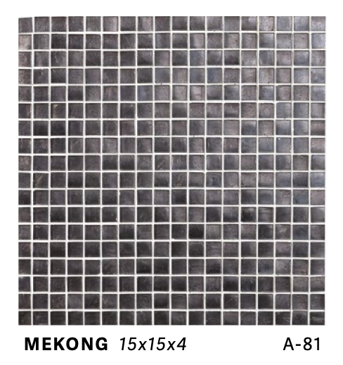 Aquacolor crystal - Mekong 15x15x4mm