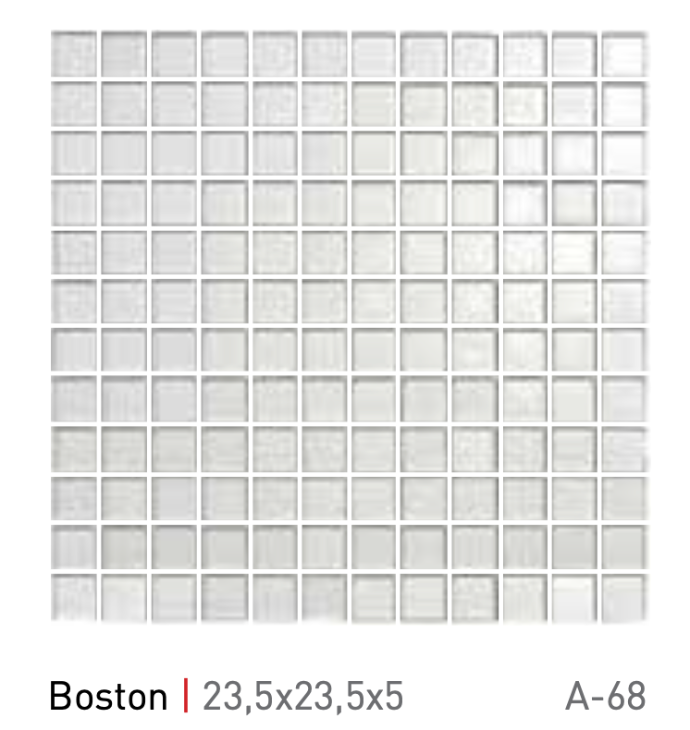 Aquacolor crystal - Boston 23,5x23,5x5mm
