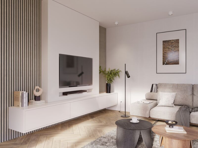 CanDO - Decowall acoustic vergrijsd eiken 260x30cm 2 stuks (1,56m2/pak)