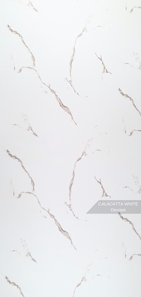 Decopa - Calacatta white 260x122cm (3,17m2/plaat)