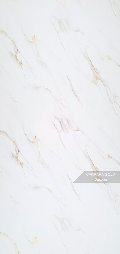Decopa - Carrara gold 260x122cm (3,17m2/plaat)
