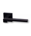 Thys - Deurkruk milano zwart + sleutelrosas