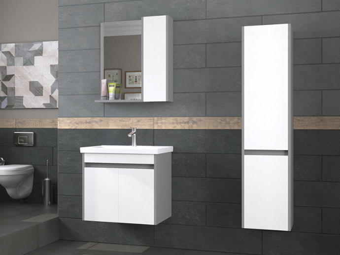 Biani - Badmeubel foca 65cm (MAT GREY)