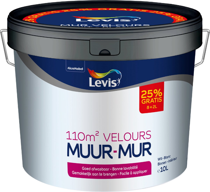 Levis - Mur & plafond (Velours) 8+2L