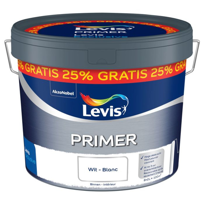 Levis - Mur & plafond (Primer) 8+2L