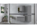 Biani - Badmeubel Dalyan 80cm (MAT GREY)