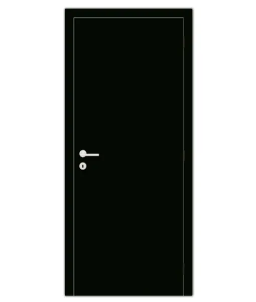 Thys - Black mat vlak (tubespaan) 78cm x 201,5cm