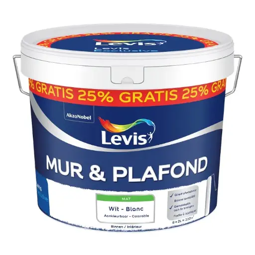 Levis - Mur & plafond (Mat) 8+2L