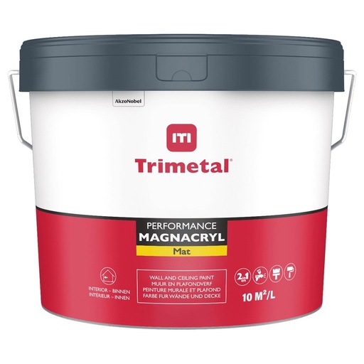 Trimetal - Performance magnacryl (Mat) 10L