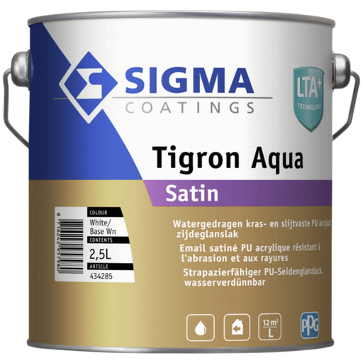 Sigma - Tigron aqua satin 2,5L (WIT)