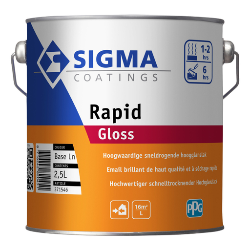 Sigma - Rapid gloss 2,5L (WIT)