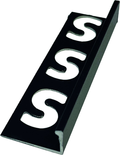 Substrat - Rechthoekige profiel als zwart 9x250cm (15007)