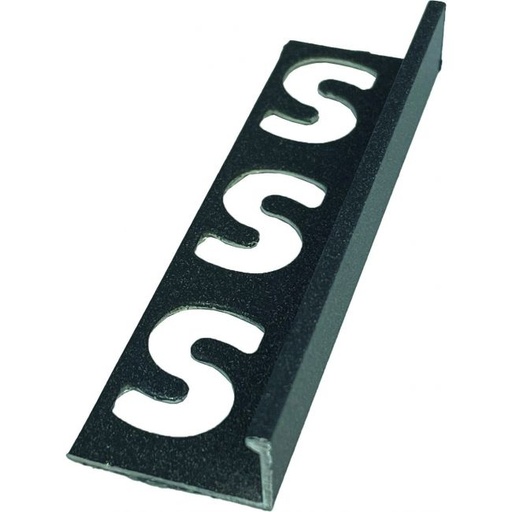 Substrat - Rechthoekige profielen alumunuim gecoat lichtgrijs 11x250cm (15039)