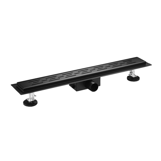 Aloni - Douchegoot rvs zwart (B56cm)