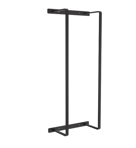 Aloni - Handdoekrek verticaal mat zwart 67x28x144cm (CR92525-MB)