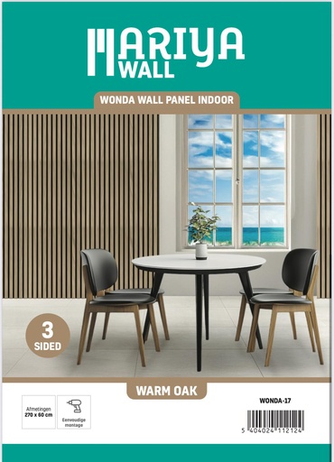 Mariya wall - Warm oak 260x60cm (1,56m2/st)