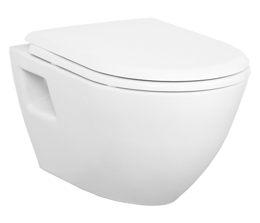 Aloni - Design ophang wc wit met rvs sproeier (TP325-50CB00E-0005)