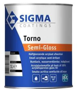 Sigma - Torno semi-gloss 1L (WIT)