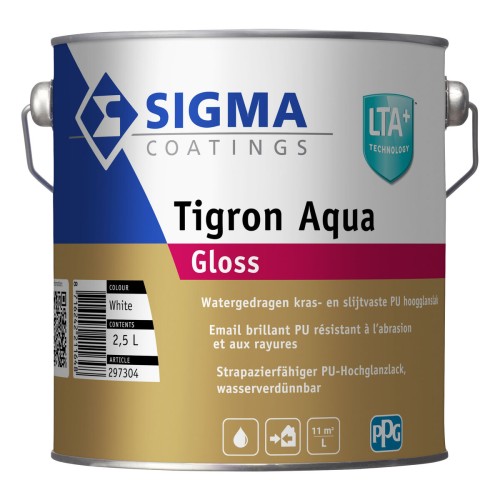 Sigma - Tigron aqua gloss 2,5L (WIT)