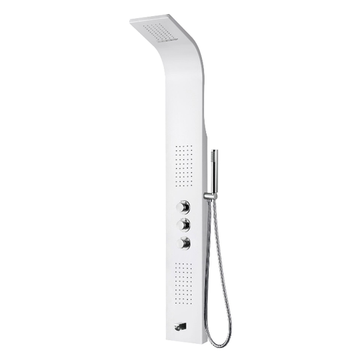 Aloni - Thermostatische douchepaneel wit (ZLW-103)