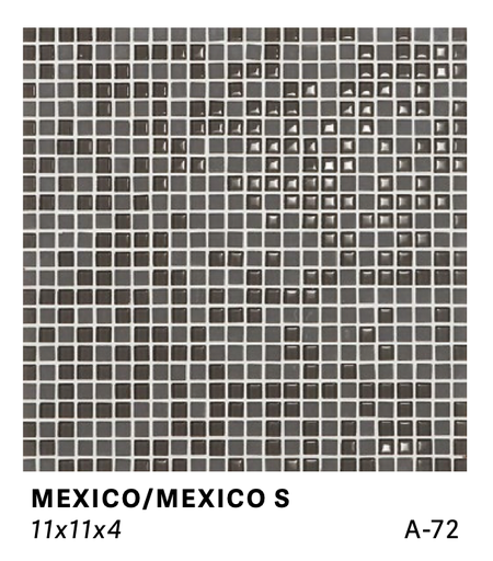 Aquacolor crystal - Mexico 11x11x4mm