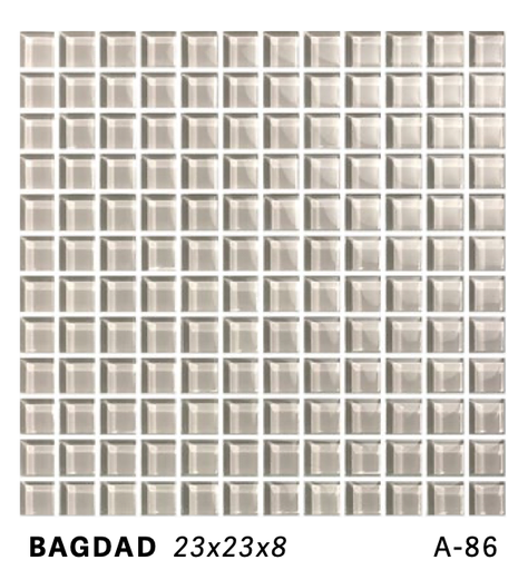 Aquacolor crystal - Bagdad 23x23x8mm