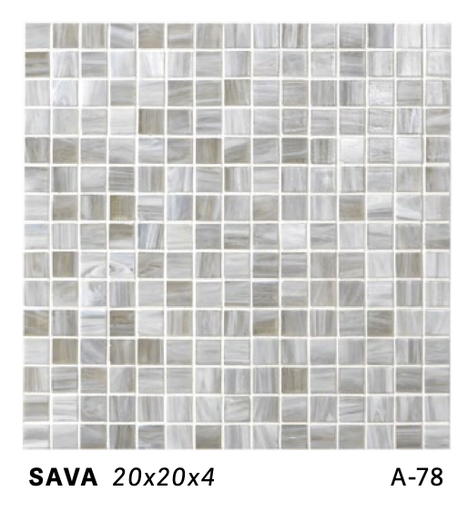 Aquacolor crystal - Sava 20x20x4mm