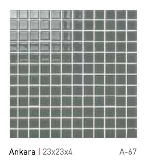 Aquacolor crystal - Ankara 20x20x4mm