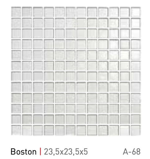 Aquacolor crystal - Boston 23,5x23,5x5mm