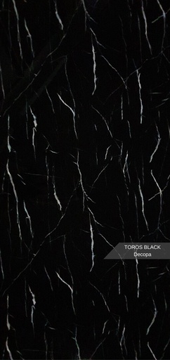 Decopa - Toros black 244x122cm (2,97m2/plaat)