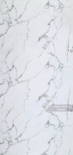 Decopa - Bianco Carrara 260x122cm (3,17m2/plaat)