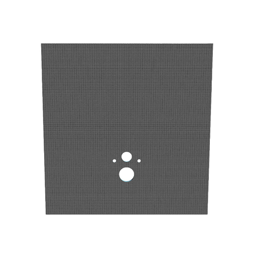 Aloni - Bouw en isolatieplaat hangtoilet waterdicht XPS 120x130x20mm - GRIJS