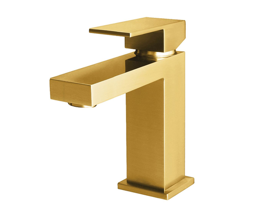 Aloni - Wastafelmengkraan chan square geborsteld goud (CR6028-6BG)