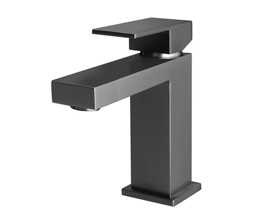 Aloni - Wastafelmengkraan chan square gun metal (CR6028-6GG)