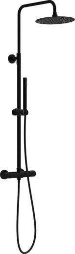 Schutte - Thermostatische regendouche AQUADUCT zwart (60074)