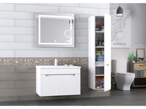 Pierre cardin - Badmeubel monaco 80cm (WHITE)