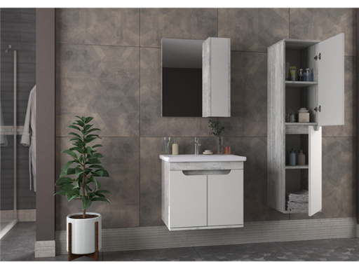 Biani - Badmeubel poyraz 65cm (KRISTAL)