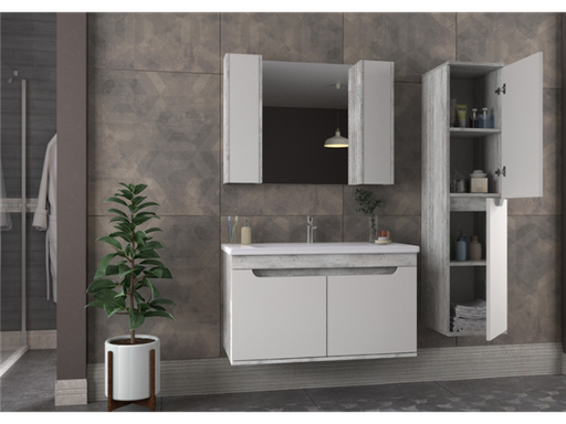 Biani - Badmeubel poyraz 100cm (KRISTAL)