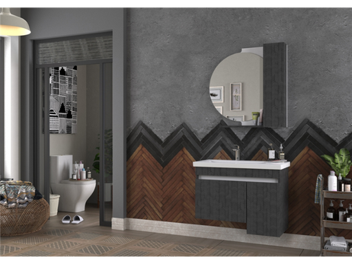 Biani - Badmeubel york 85cm (CASTLE GREY)