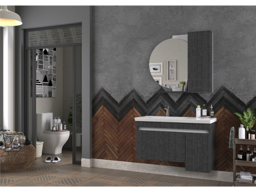 Biani - Badmeubel york 100cm (CASTLE GREY)