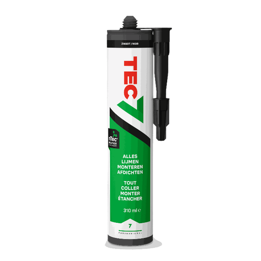 Tec7 zwart (RAL 9004) - patroon 310ml
