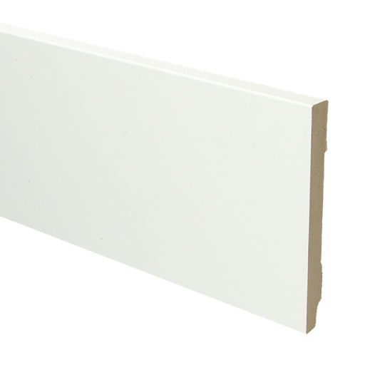 Ppc - MDF plint recht 120x12 wit gefolied (16247)