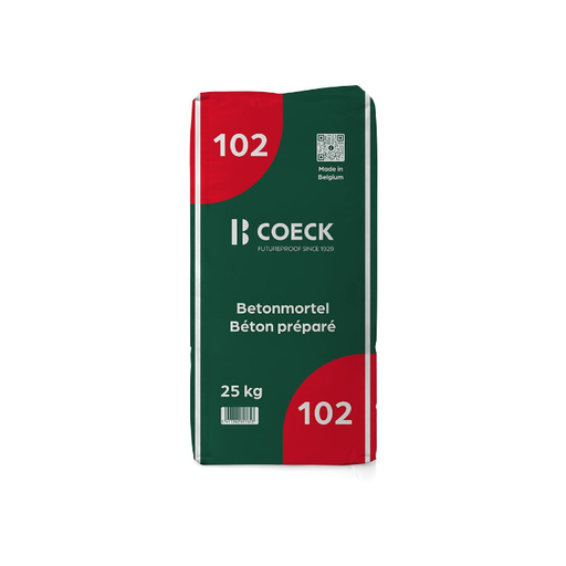 Coeck - Betonmortel 25kg (48st/pallet) 102