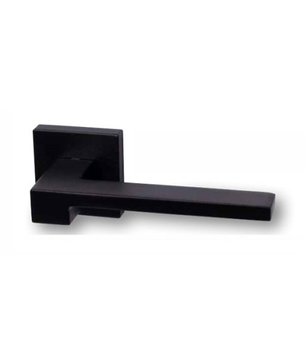 Thys - Deurkruk milano zwart + sleutelrosas